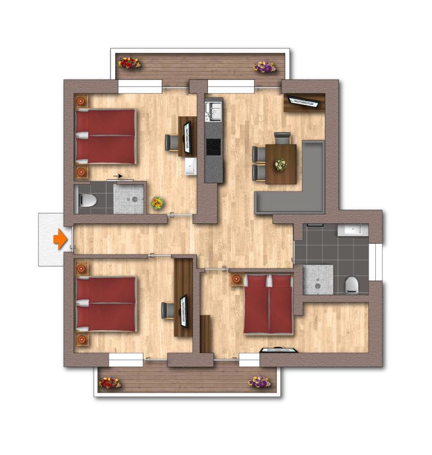 Alma Appartements ไมย์อาโฮเฟิน ภายนอก รูปภาพ