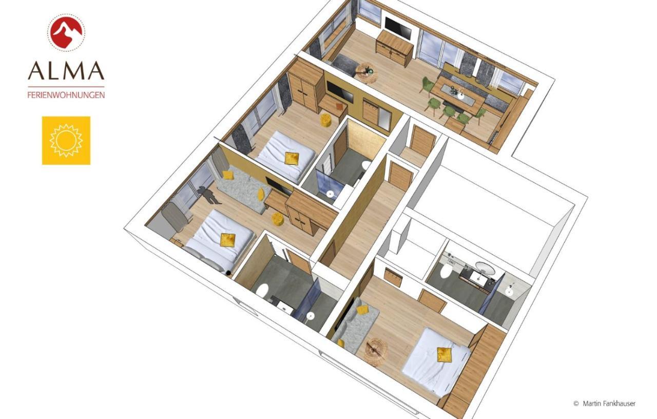 Alma Appartements ไมย์อาโฮเฟิน ภายนอก รูปภาพ