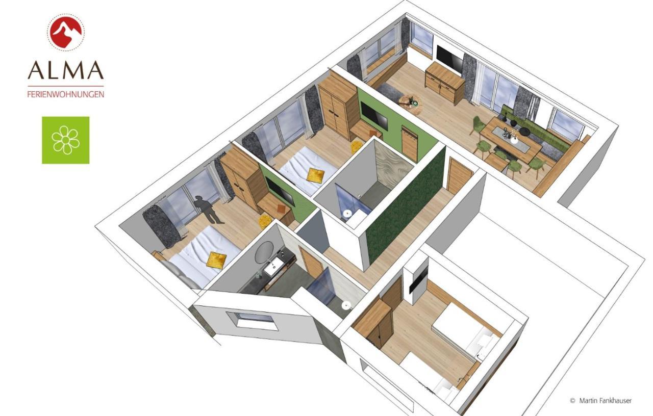 Alma Appartements ไมย์อาโฮเฟิน ภายนอก รูปภาพ