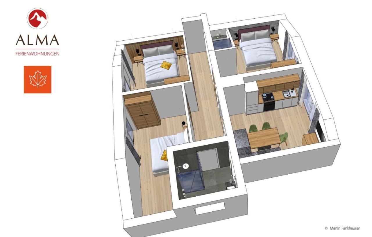Alma Appartements ไมย์อาโฮเฟิน ภายนอก รูปภาพ